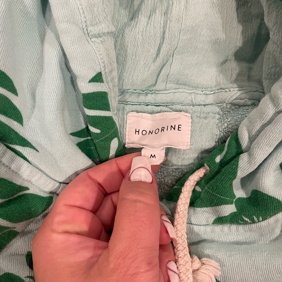 Honorine Palm Leaf hooded sweatshirt - Picture 3 of 4